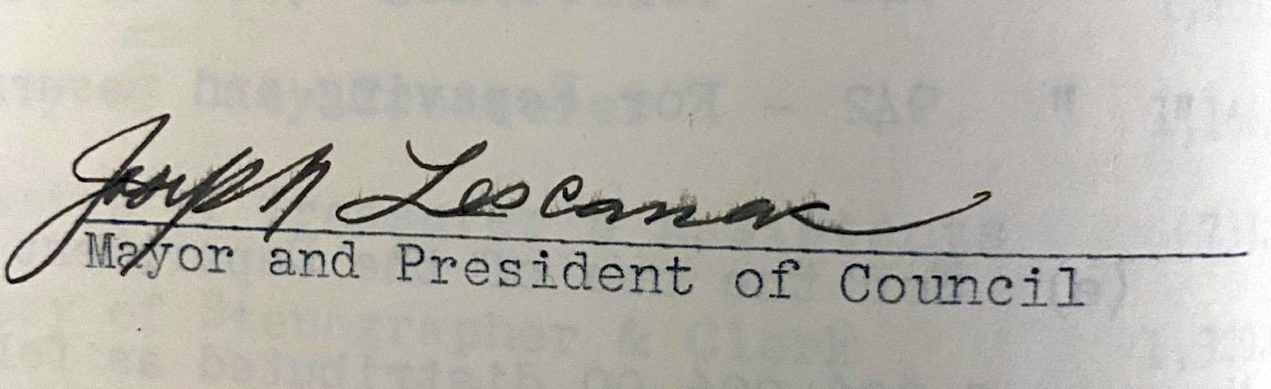 Mayor Lescanac, 1942-1945