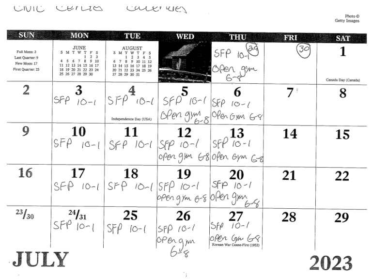 Events to City of Monessen